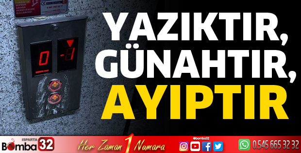 Asansörün düğmesine ayağıyla bastılar