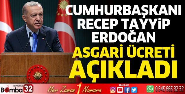 Asgari ücret açıklandı