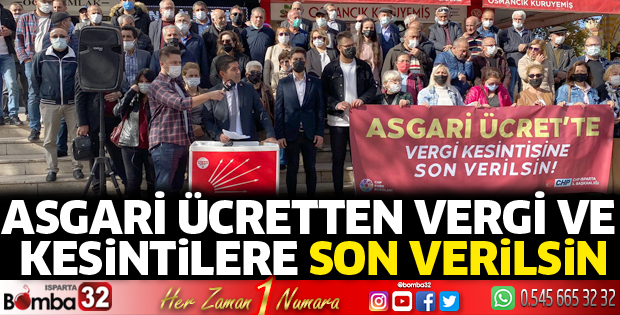 Asgari ücretten vergi ve kesintilere son verilsin