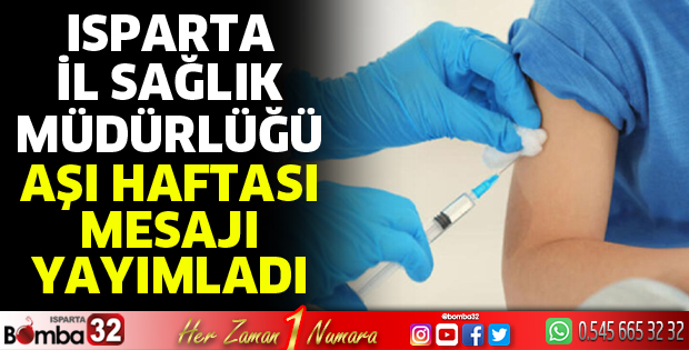 Aşı Haftası mesajı