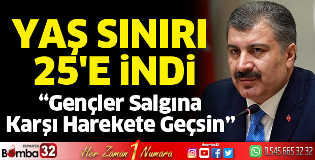 Aşı randevularında yaş sınırı 25
