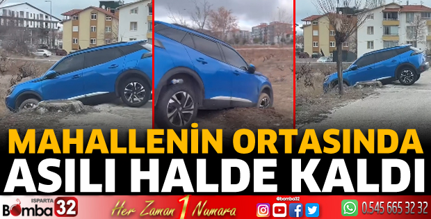 Asılı halde kaldı 