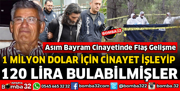 ASIM BAYRAM CİNAYETİNDE FLAŞ GELİŞME