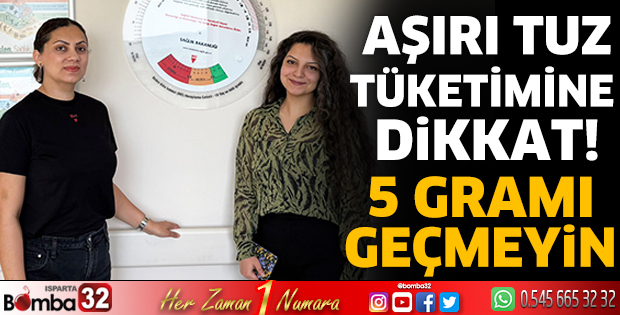 Aşırı tuz tüketimine dikkat 