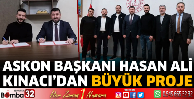 ASKON Başkanı Kınacı'dan büyük proje