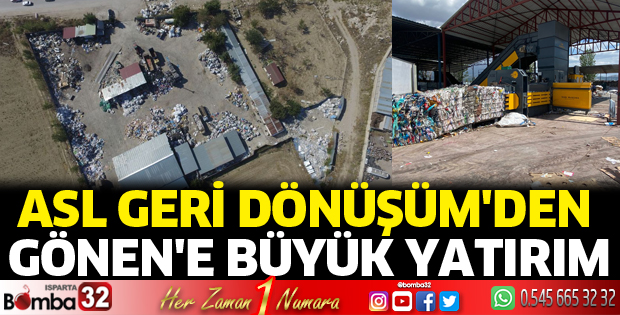 ASL Geri Dönüşüm'den Gönen'e büyük yatırım