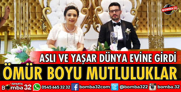 ASLI VE YAŞAR EVLENDİ