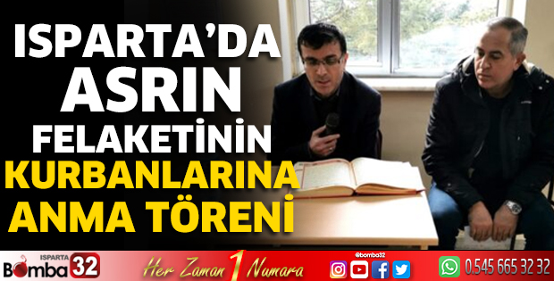 Asrın felaketinin kurbanlarına anma töreni
