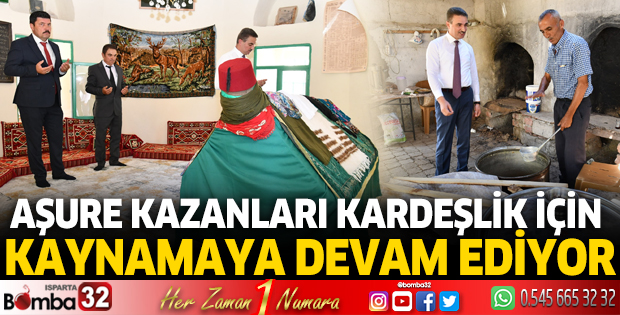 Aşure kazanları kardeşlik için kaynamaya devam ediyor
