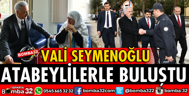 ATABEY İLÇESİNDE VALİ SEYMENOĞLU MUHTARLAR TOPLANTISI DÜZENLEDİ