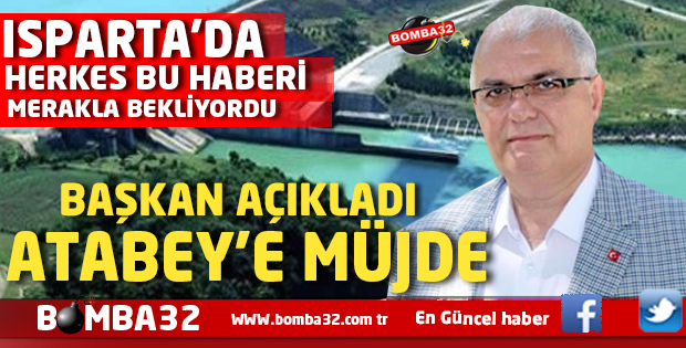 ATABEY İLÇESİNE MÜJDE 