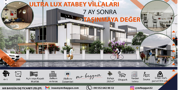 Atabey Villalarını görmenizi istedik
