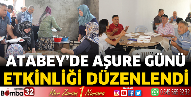 Atabey’de aşure etkinliği düzenlendi