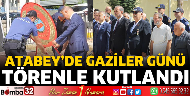 Atabey’de Gaziler Günü törenle kutlandı