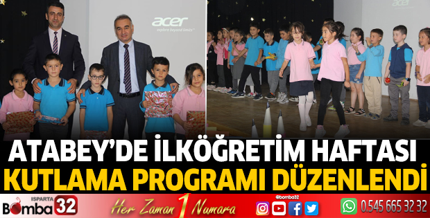 Atabey’de İlköğretim Haftası kutlama programı düzenlendi