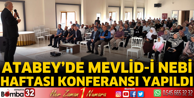 Atabey’de Mevlid-i Nebi Haftası Konferansı yapıldı