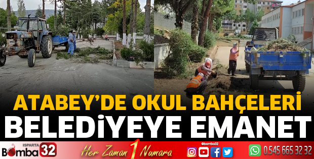 Atabey’de okul bahçeleri belediyeye emanet