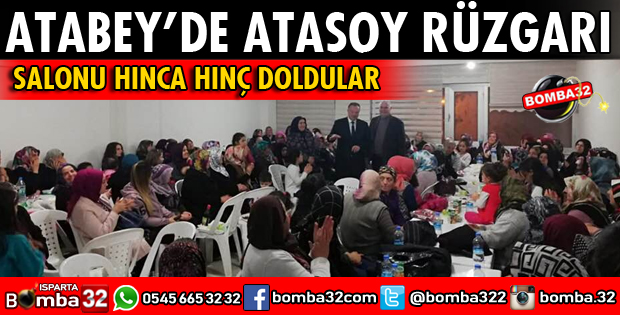 ATABEY'DE ATASOY RÜZGARI