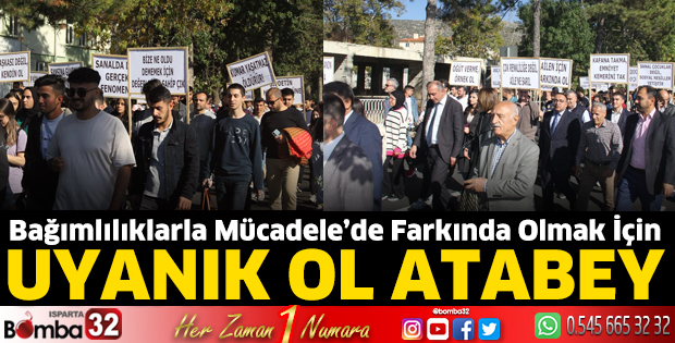 Atabey'de farkındalık yürüyüşü
