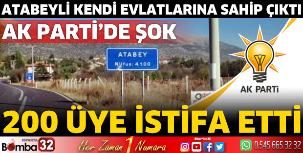 Atabeyli kendi evlatlarına sahip çıktı 