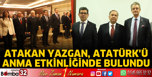 Atakan Yazgan, Atatürk'ü anma etkinliğinde bulundu