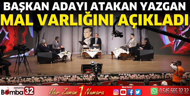 Atakan Yazgan mal varlığını açıkladı