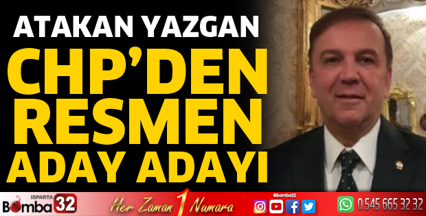 Atakan Yazgan resmen aday adayı