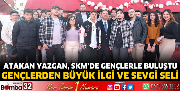 Atakan Yazgan, SKM’de gençlerle buluştu