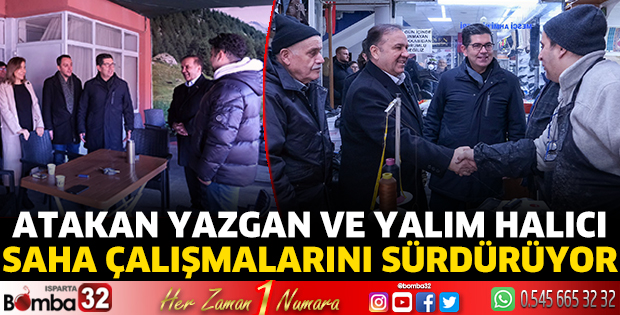 Atakan Yazgan ve Yalım Halıcı sahada