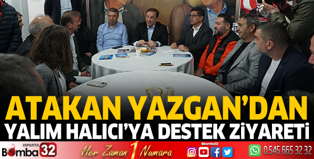 Atakan Yazgan’dan Halıcı’ya destek ziyareti