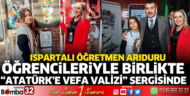 Atatürk’e Vefa Valizi sergisine katıldılar