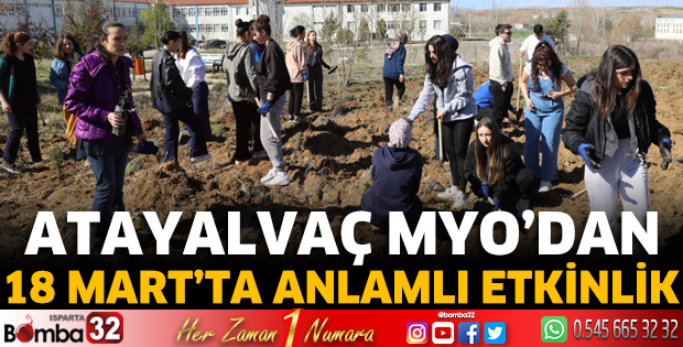 Atayalvaç MYO’dan 18 Mart’ta anlamlı etkinlik