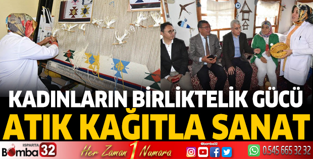 Atık kağıtla sanat