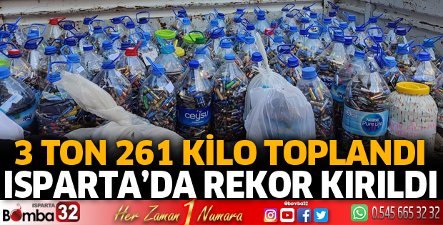 Atık Pil Toplama Kampanyasında rekor kırıldı