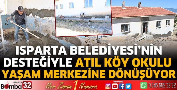 Atıl köy okulu yaşam merkezine dönüşüyor