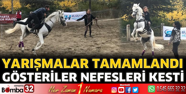 Atlı Dayanıklılık Türkiye Şampiyonası yarışları sona erdi