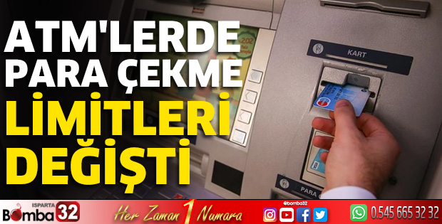 ATM'lerde para çekme limitleri değişti