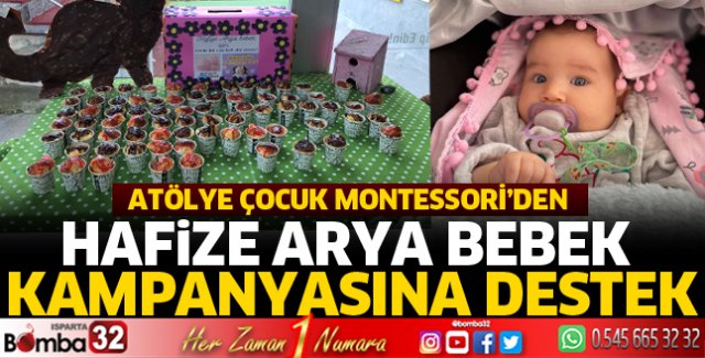 Atölye Çocuk Montessori'den Arya bebek için destek 