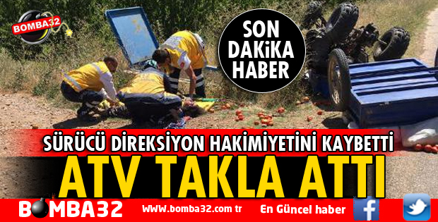 ATV TAKLA ATTI: 1 YARALI