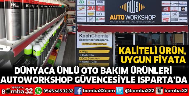 AUTO WORKSHOP ISPARTA'DA HİZMETTE
