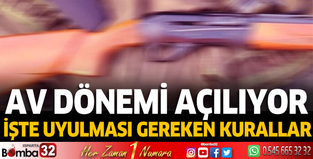 Av dönemi açılıyor