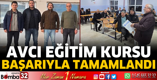 Avcı Eğitim Kursu başarıyla tamamlandı