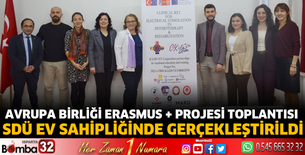 Avrupa Birliği Erasmus Toplantısı SDÜ ev sahipliğinde gerçekleştirildi