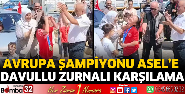 Avrupa Şampiyonu Asel’e Coşkulu Karşılama