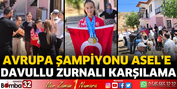 Avrupa Şampiyonu Asel’e Coşkulu Karşılama