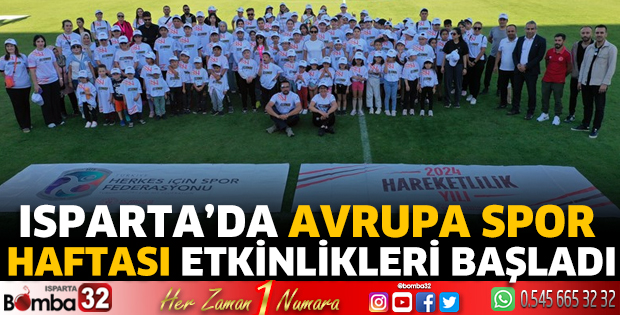 Avrupa Spor Haftası etkinlikleri başladı
