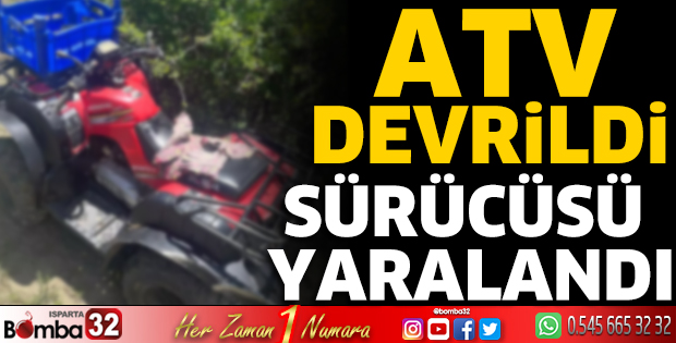 AVT devrildi sürücüsü yaralandı