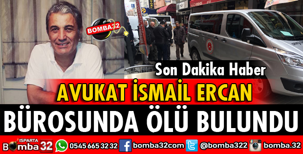 AVUKAT BÜROSUNDA ÖLÜ BULUNDU