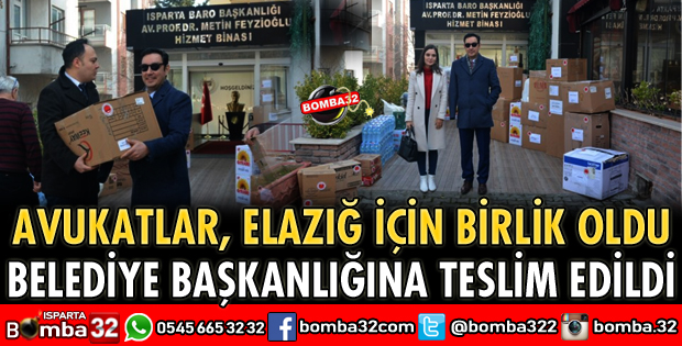 AVUKATLAR ELAZIĞ İÇİN BULUŞTU