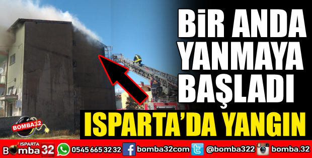 AYAZMANA MAHALLESİNDE EV YANGINI